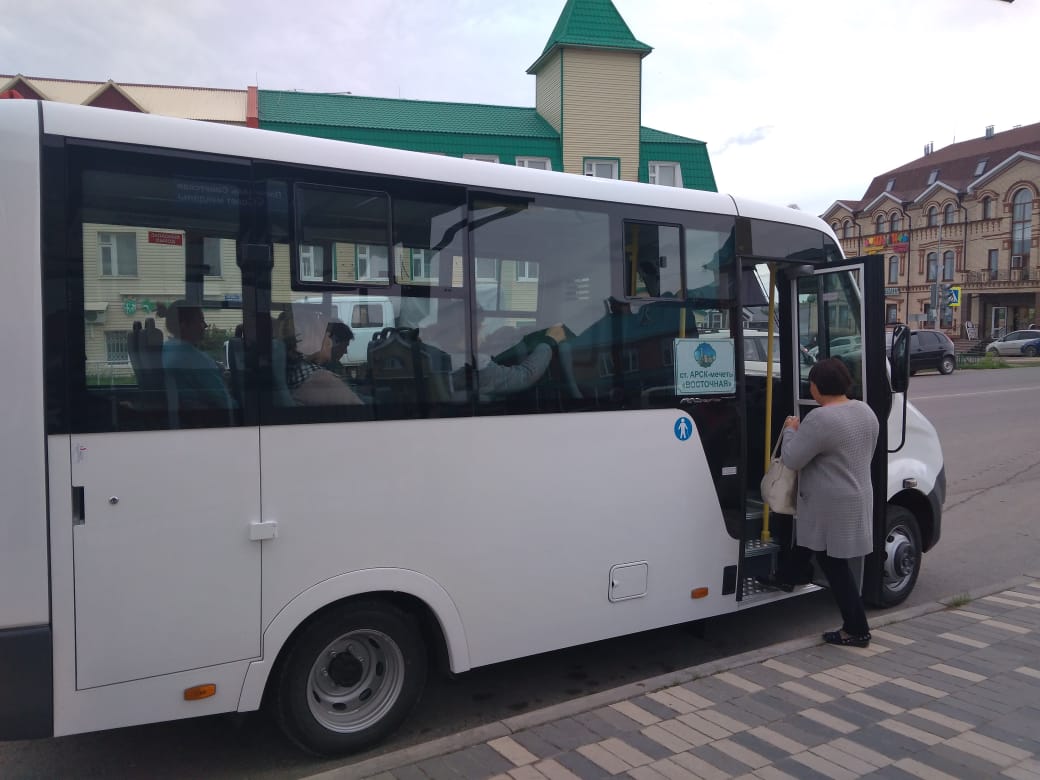 Арчада яңа автобуслар йөри
