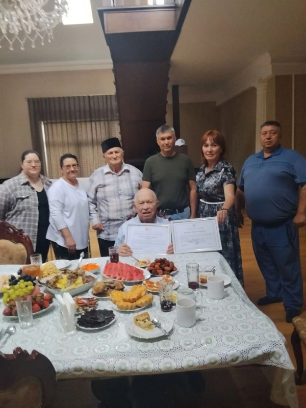 Арчада яшәүче хезмәт ветераны Мөнип Носратов 90 яшьлек юбилеен билгеләп үтте
