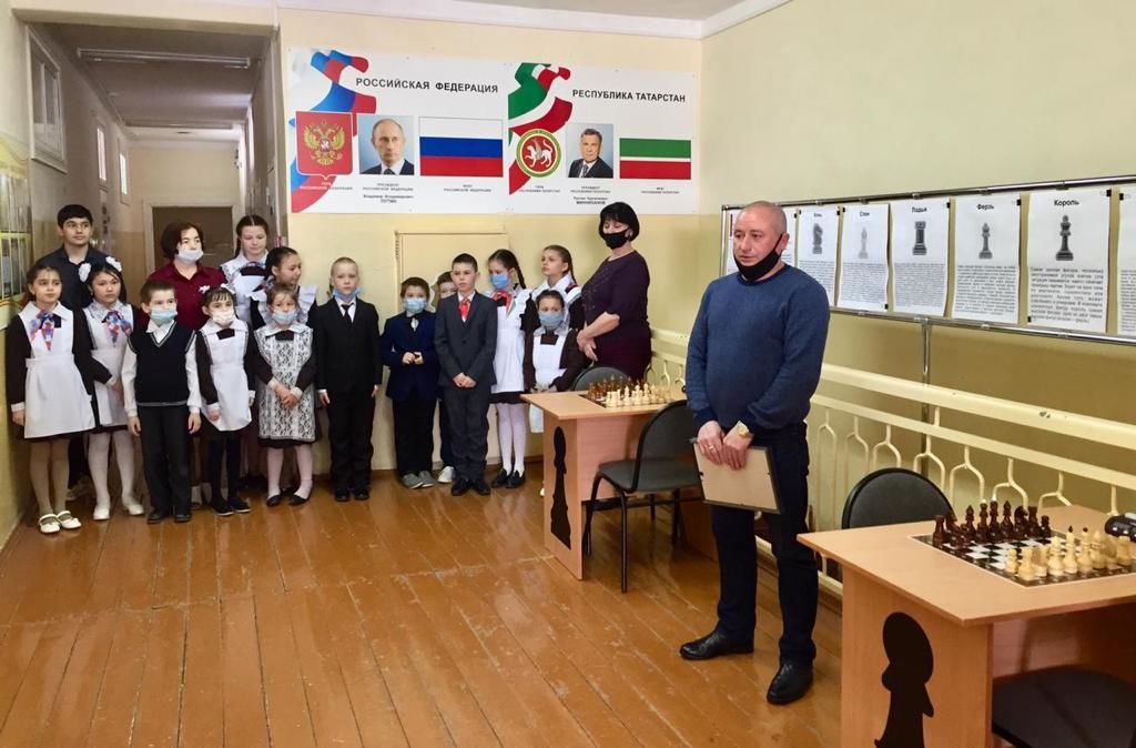 Кушлавыч мәктәбендә шахмат зонасы ачылды